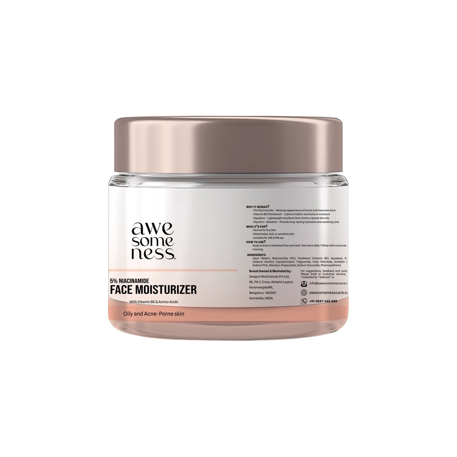 Face Moisturize Oily and Acne-prone skin