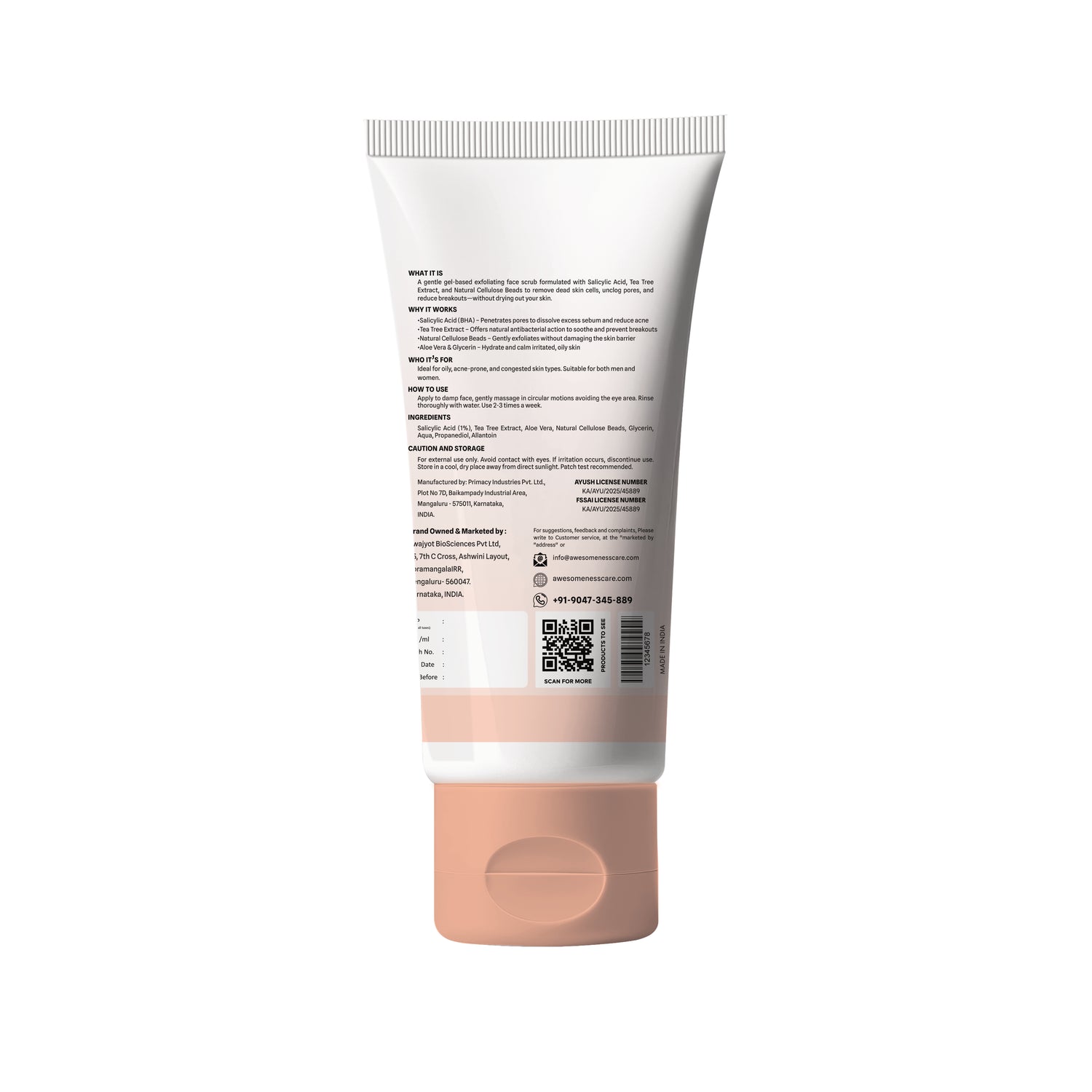 Face Scrub Gel