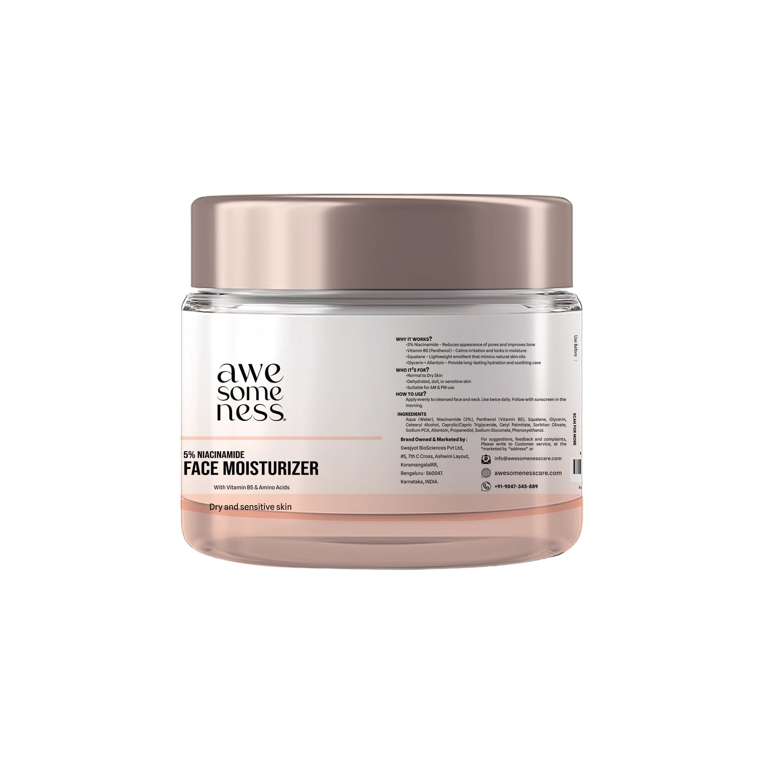 Face Moisturize For Dry & Normal Skin