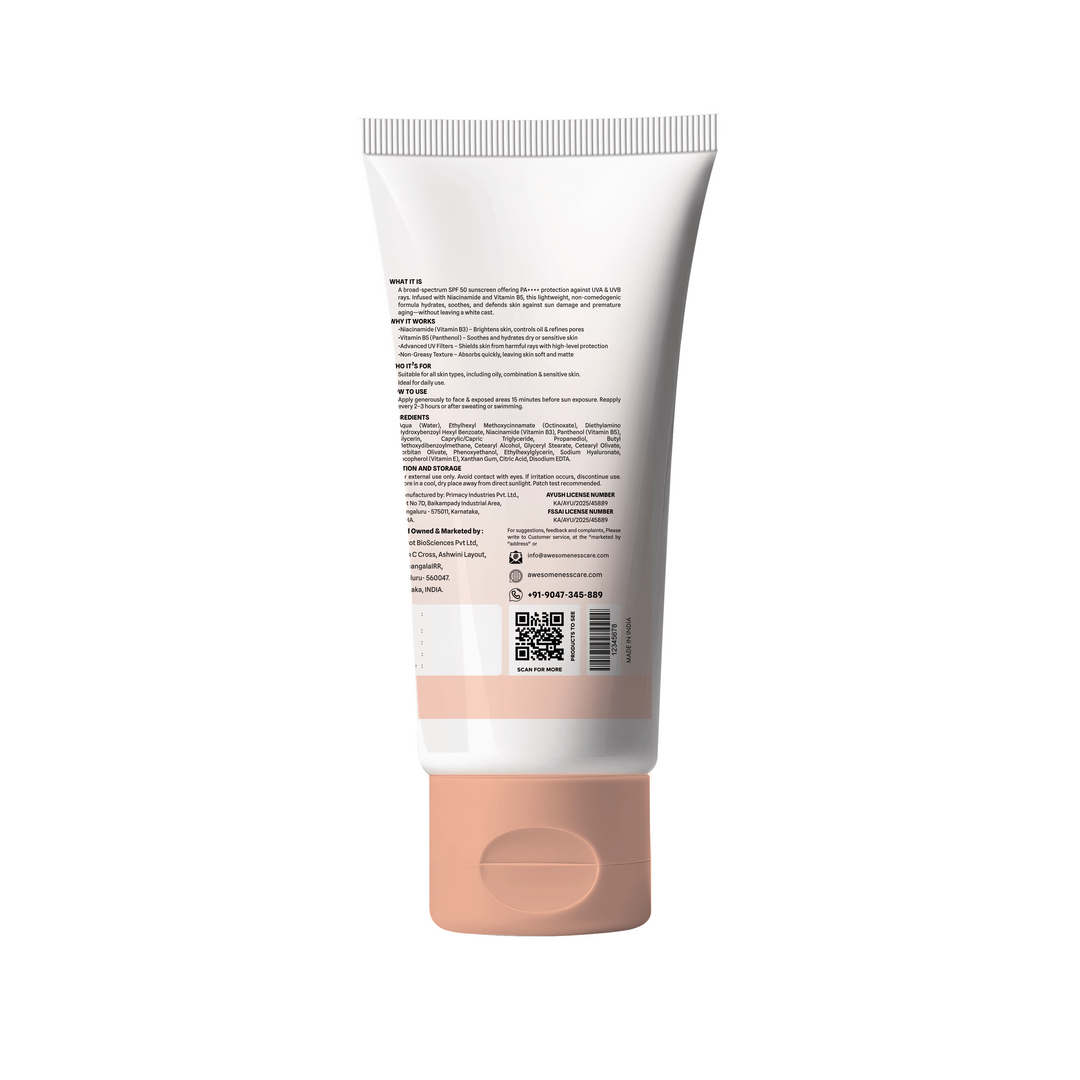 Face Sunscreen For Dry & Normal Skin